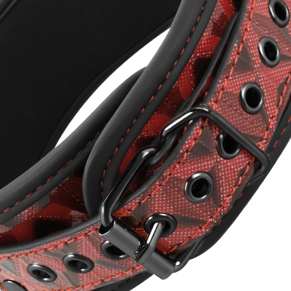 BEGME - COLLAR DE PIEL VEGANA PREMIUM RED EDITION - Imagen 5