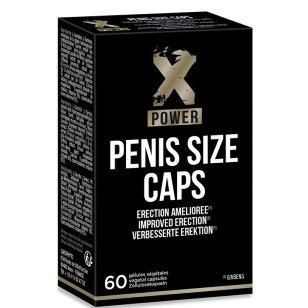 XPOWER TAMAÑO DEL PENE TAPAS PARA MEJORAR LAS ERECCIONES 60 CAP