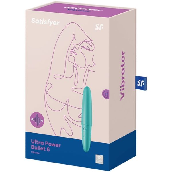 SATISFYER ULTRA POWER BULLET 6 - TURQUESA - Imagen 3