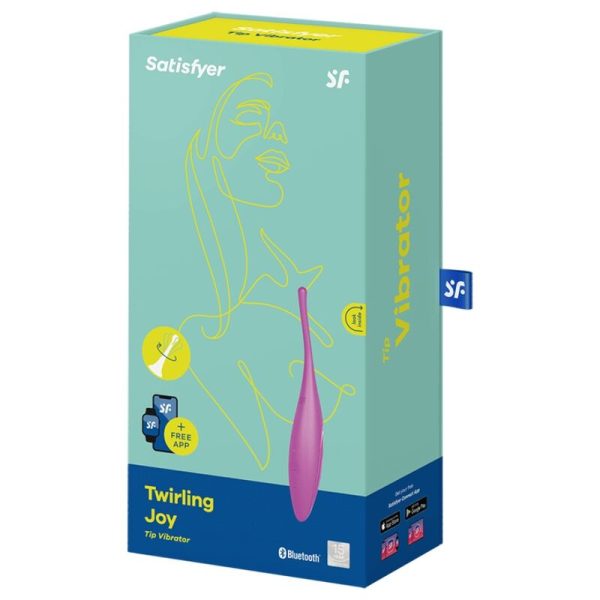 PUNTA ESTIMULANTE DEL CLIT SATISFYER TWIRLING JOY - FUCSIA - Imagen 4