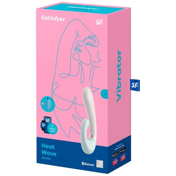 APP VIBRADOR SATISFYER HEAT WAVE - BLANCO - Imagen 4