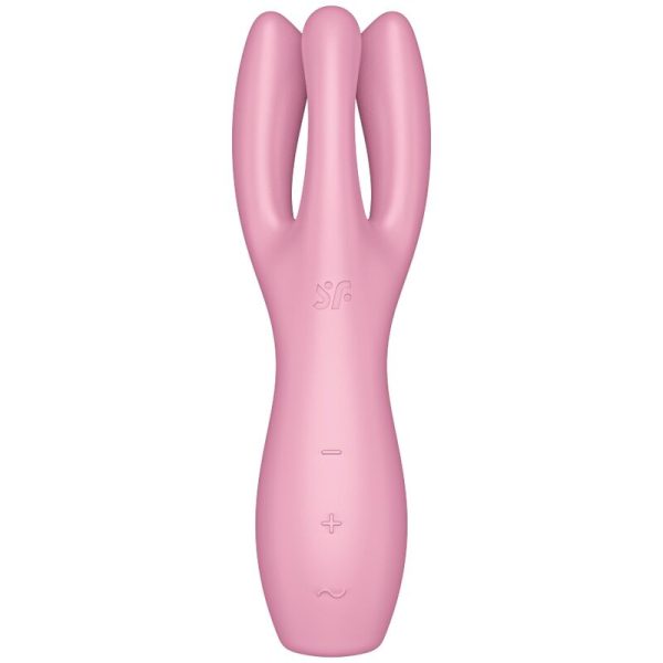 VIBRADOR SATISFYER THREESOME 3 - ROSA - Imagen 2