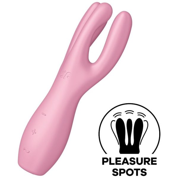 VIBRADOR SATISFYER THREESOME 3 - ROSA