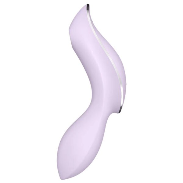 ESTIMULADOR Y VIBRADOR SATISFYER CURVY TRINITY 2 - MORADO - Imagen 2