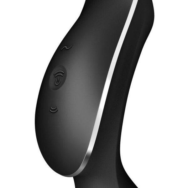 ESTIMULADOR Y VIBRADOR SATISFYER CURVY TRINITY 2 - NEGRO - Imagen 3