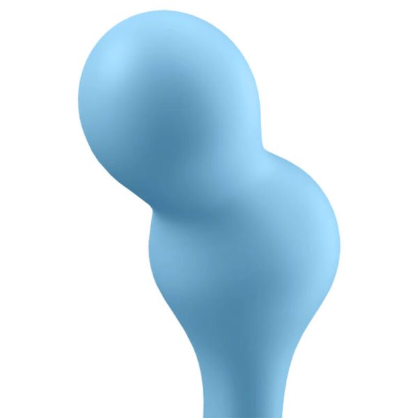 APP PLUG VIBRADOR SATISFYER DEEP DIVER - AZUL - Imagen 3