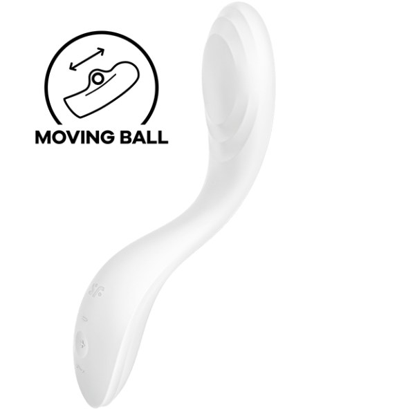 SATISFYER RROLLING PLEASURE VIBRADOR PUNTO G BLANCO