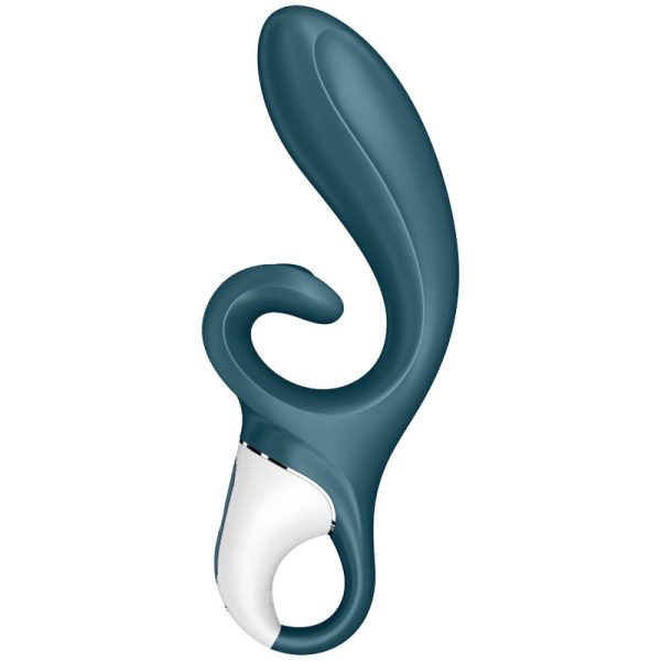 APP VIBRADOR SATISFYER HUG ME CONEJO - AZUL - Imagen 2