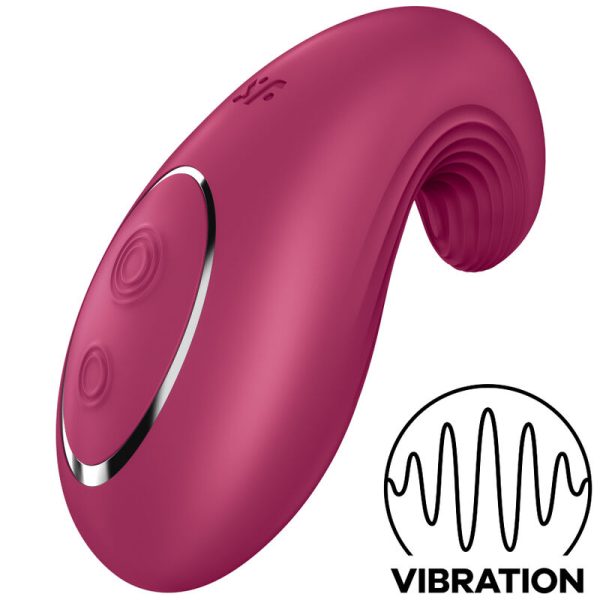 VIBRADOR DE PIE SATISFYER DIPPING DELIGHT ROJO