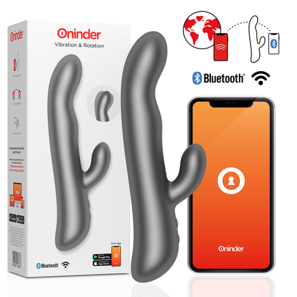 ONINDER - OSLO VIBRACIÓN Y ROTACIÓN NEGRO - APP GRATUITA NEGRO TALLA 1 - Imagen 2