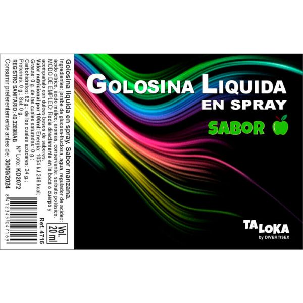 TALOKA - SPRAY LÍQUIDO DE CARAMELO DE MANZANA