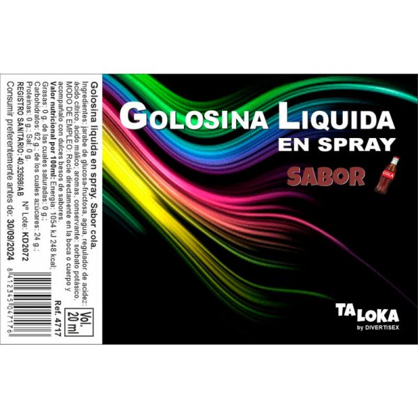 TALOKA - SPRAY DE CARAMELO DE COLA LÍQUIDO