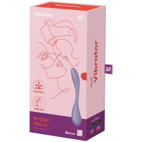 SATISFYER G-SPOT FLEX 5 MULTI VIBRADOR - LILA - Imagen 5