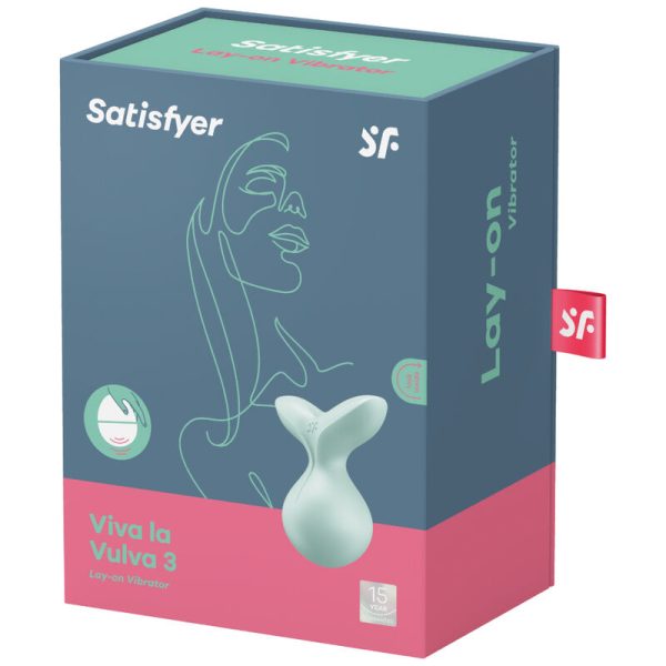 VIBRADOR DE PIE SATISFYER VIVA LA VULVA 3 VERDE - Imagen 4