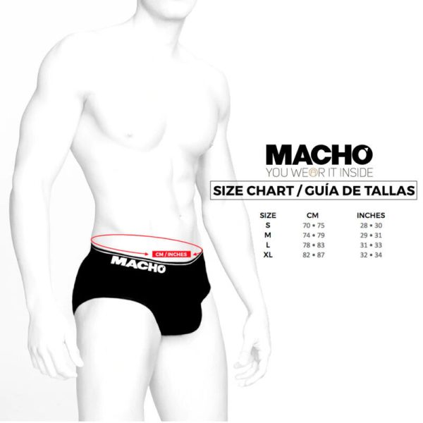 MACHO MX24RN SLIP ROJO S - Imagen 3