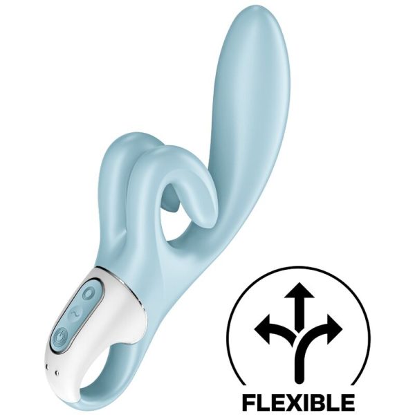 SATISFYER TOUCH ME CONEJO VIBRACIÓN - AZUL