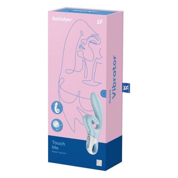 SATISFYER TOUCH ME CONEJO VIBRACIÓN - AZUL - Imagen 5