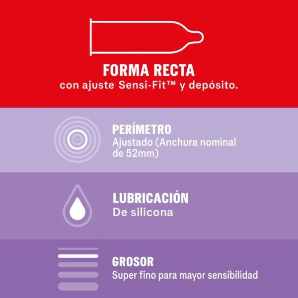 DUREX - CONTACTO SENSIBLE TOTAL 12 UNIDADES - Imagen 3