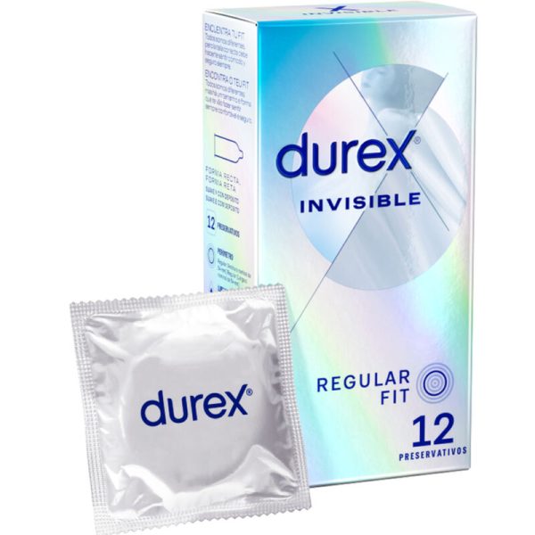 DUREX - EXTRAFINO INVISIBLE 12 UNIDADES