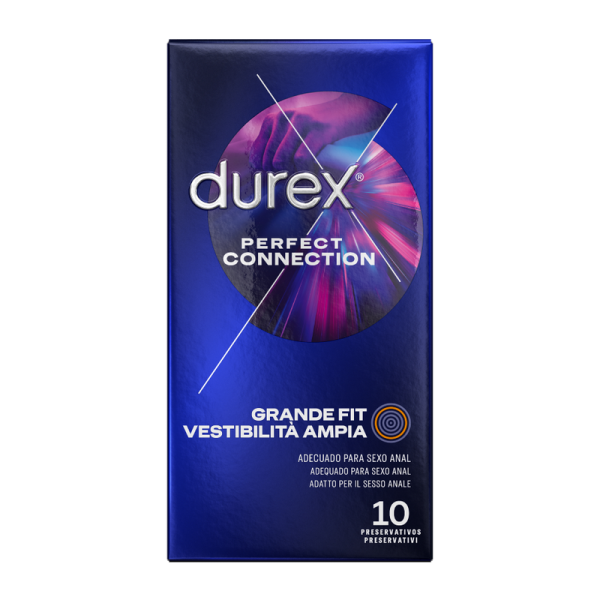 DUREX - CONEXIÓN PERFECTA LUBRICACIÓN EXTRA SILICONA 10 UNIDADES - Imagen 2