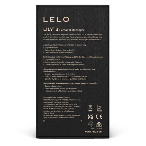 MASAJEADOR PERSONAL LELO LILY 3 - VERDE POLAR - Imagen 4