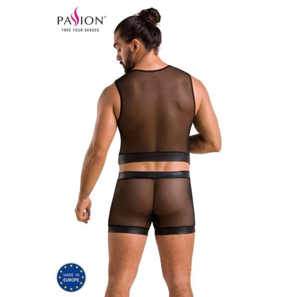 PASSION - 053 CONJUNTO WILLIAM NEGRO S/M - Imagen 2