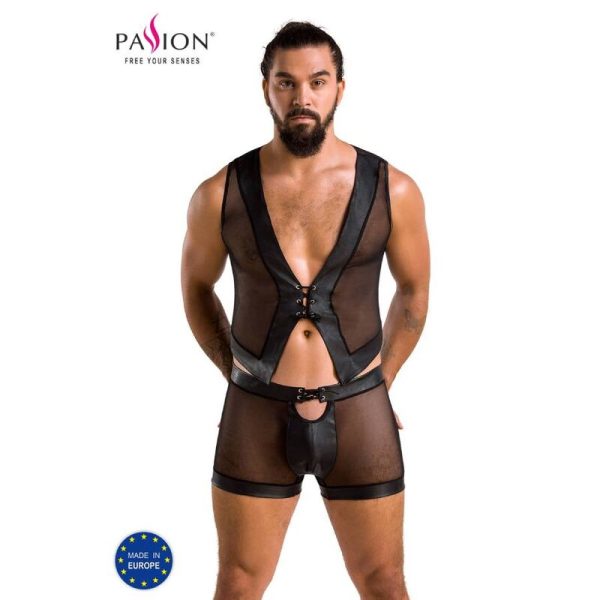 PASSION - 053 CONJUNTO WILLIAM NEGRO S/M