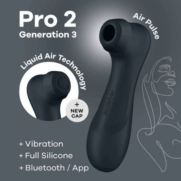 SATISFYER PRO 2 GENERACI N 3 - BLUETOOTH NEGRO Y APP NEGRO TALLA 1 - Imagen 6