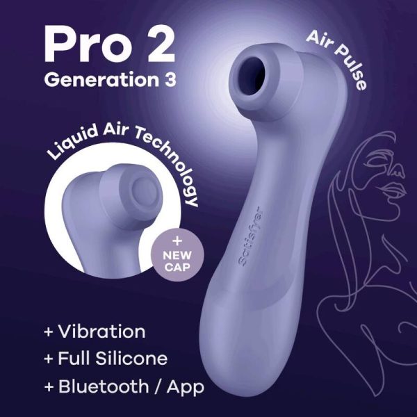 SATISFYER PRO 2 GENERACIÓN 3 - BLUETOOTH LILA Y APP - Imagen 6