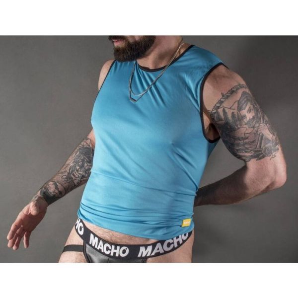 CAMISETA HOMBRE AZUL S/M - Imagen 2