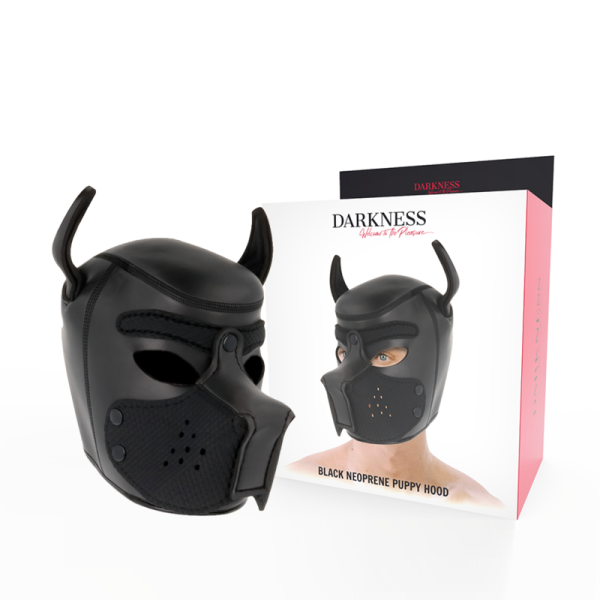 DARKNESS - MASCARILLA DE NEOPRENO PARA PERROS CON BOZAL DESMONTABLE M