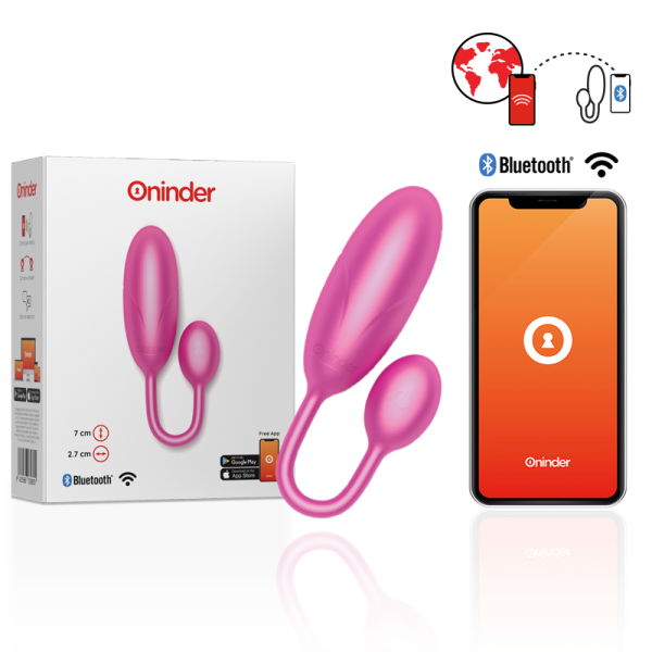 ONINDER - HUEVO VIBRADOR DENVER 7 X 2,7 CM APP GRATUITA - Imagen 2