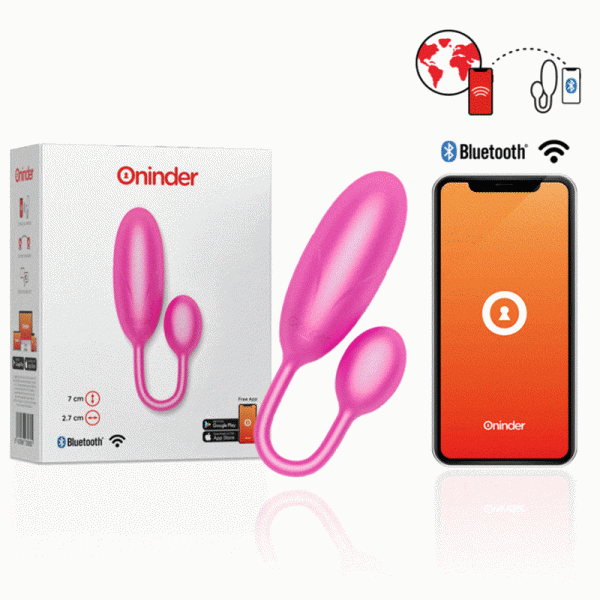 ONINDER - HUEVO VIBRADOR DENVER 7 X 2,7 CM APP GRATUITA