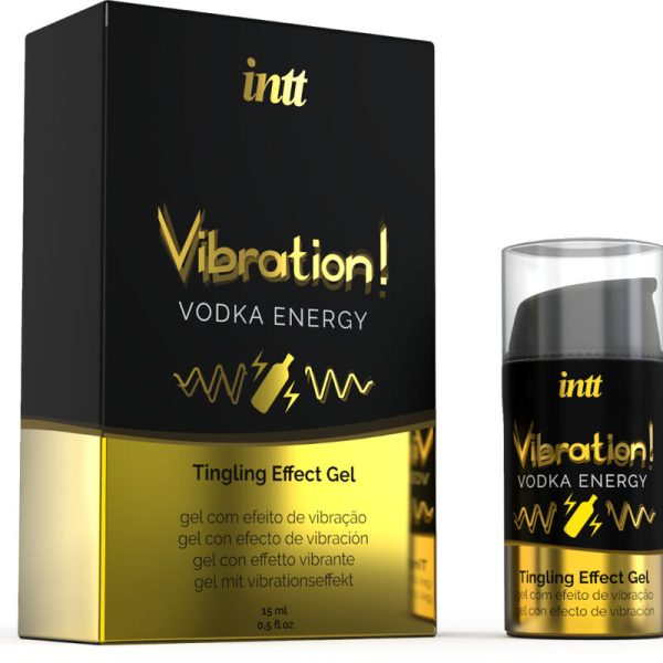 INTT - POTENTE ESTIMULANTE ÍNTIMO VIBRANTE GEL LIQUIDO VODKA 15ML - Imagen 2