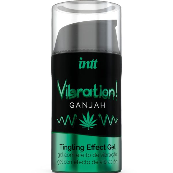 INTT - POTENTE GEL VIBRANTE LÍQUIDO ESTIMULANTE ÍNTIMO CANNABIS 15ML