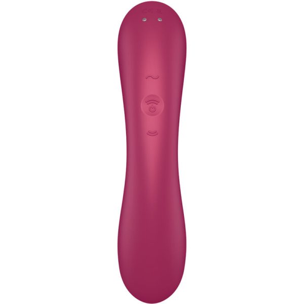 SATISFYER - CURVA TRINITY 1 AIRE PULSO VIBRACIÓN ROJO ROJO TALLA 1 - Imagen 6