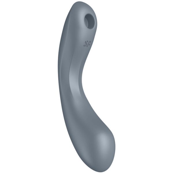 SATISFYER - CURVA TRINITY 1 AIR PULSE VIBRACIÓN GRIS TALLA 1 - Imagen 2