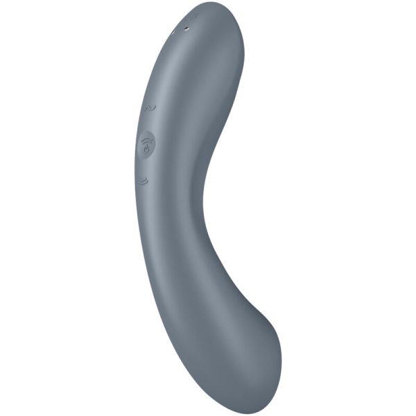 SATISFYER - CURVA TRINITY 1 AIR PULSE VIBRACIÓN GRIS TALLA 1 - Imagen 5