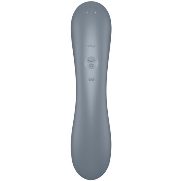 SATISFYER - CURVA TRINITY 1 AIR PULSE VIBRACIÓN GRIS TALLA 1 - Imagen 6