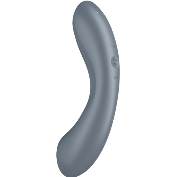 SATISFYER - CURVA TRINITY 1 AIR PULSE VIBRACIÓN GRIS TALLA 1 - Imagen 9