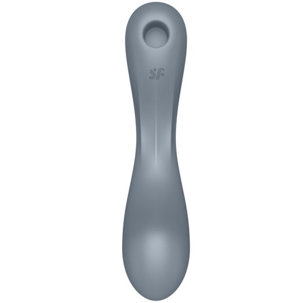 SATISFYER - CURVA TRINITY 1 AIR PULSE VIBRACIÓN GRIS TALLA 1 - Imagen 4