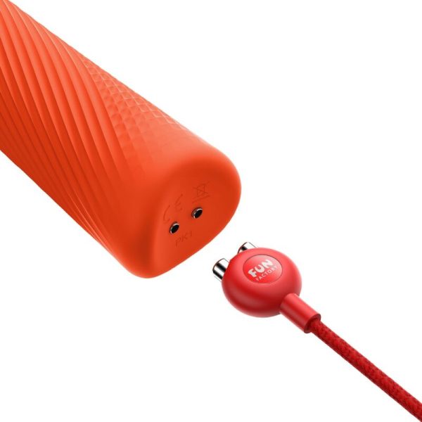 FUN FACTORY - VIM RUMBLE VIBRATORIO DE SILICONA RECARGABLE HEAVY DUTY SUNRISE NARANJA NARANJA TALLA 1 - Imagen 4