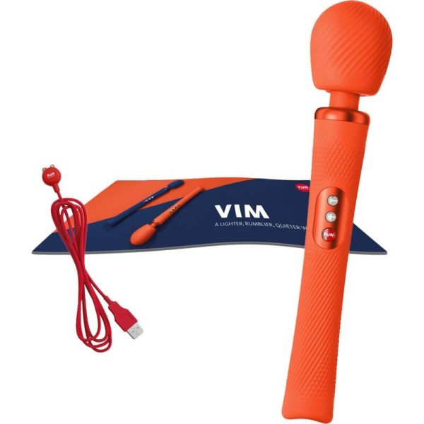 FUN FACTORY - VIM RUMBLE VIBRATORIO DE SILICONA RECARGABLE HEAVY DUTY SUNRISE NARANJA NARANJA TALLA 1 - Imagen 5