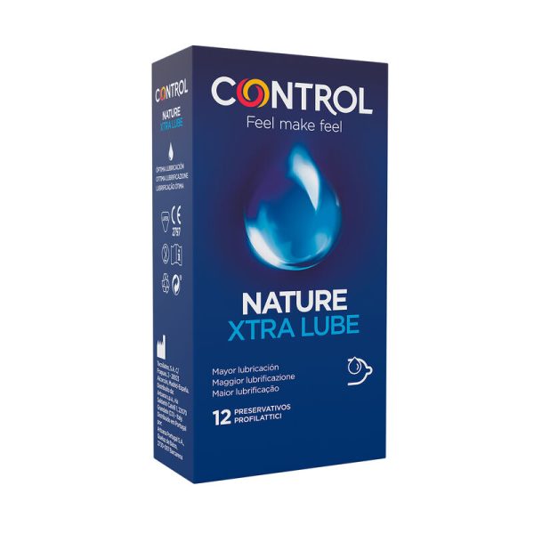 CONTROL - PRESERVATIVOS ADAPTA NATURE EXTRALUBE 12 UNIDADES