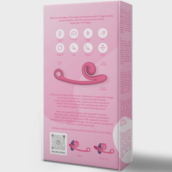 VIBRADOR CARACOL - VIBRADOR CARACOL CURVE ROSA - Imagen 5