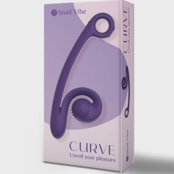 VIBRADOR CARACOL - VIBRADOR CURVO MORADO MORADO TALLA 1 - Imagen 4