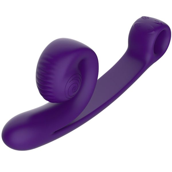 VIBRADOR CARACOL - VIBRADOR CURVO MORADO MORADO TALLA 1