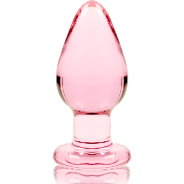 SERIE NEBULA BY IBIZA - PLUG ANAL MODELO 3 CRISTAL BOROSILICATO 11 X 5 CM ROSA - Imagen 3