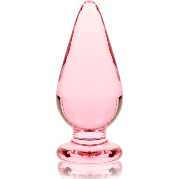 SERIE NEBULA BY IBIZA - PLUG ANAL MODELO 4 CRISTAL BOROSILICATO 11 X 5 CM ROSA - Imagen 3