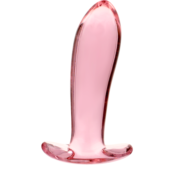 SERIE NEBULA BY IBIZA - PLUG ANAL MODELO 5 CRISTAL BOROSILICATO 12,5 X 3,5 CM ROSA - Imagen 3